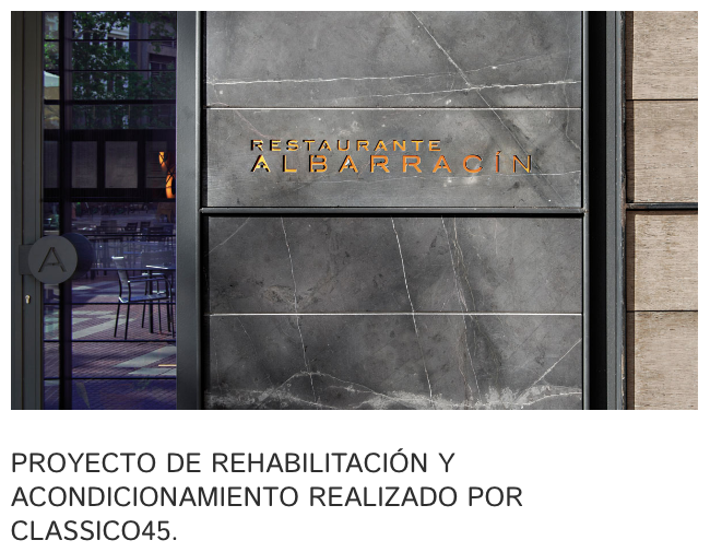 Beandlife publica el proyecto realizado por classico45 para el Restaurante Albarracín